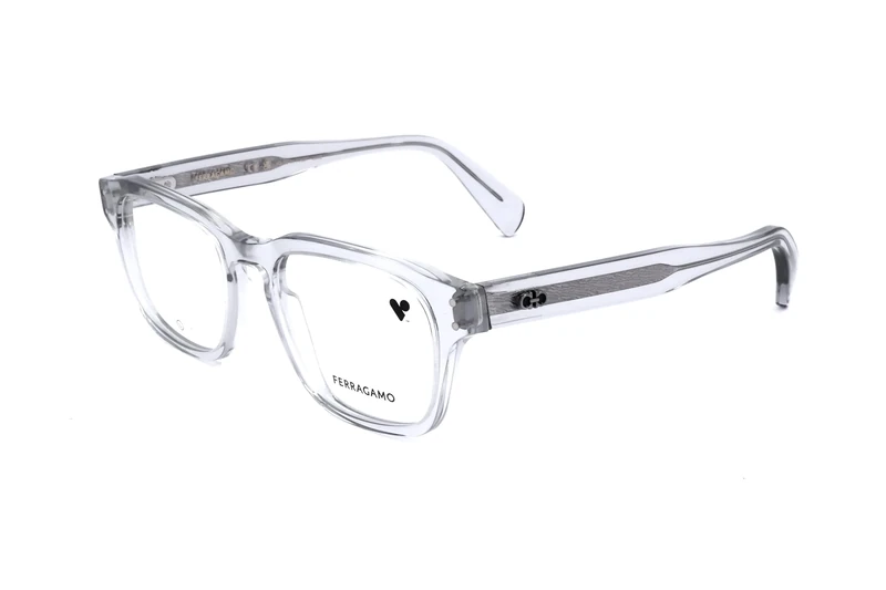 FERRAGAMO SF2958 050 LIGHT CRYSTAL GREY 52/19/150 MALE Eyewear Frame
