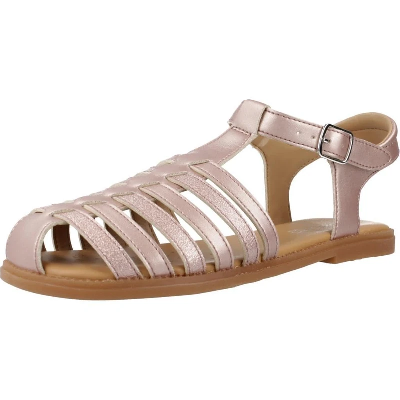 Geox Girls J Karly Girl Sandal, Soft rose, 2.5 UK
