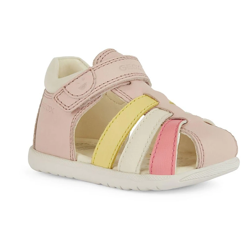 Geox Baby Girl B Macchia Gir Sandal, Lt Rose Multicolor, 3 UK