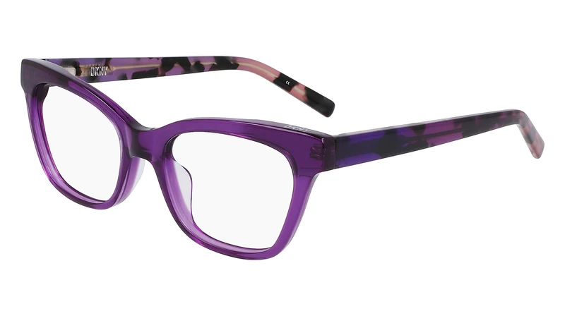 Dkny DK5053 500 Crystal Purple Eyewear Woman Acetato, Tea Cup, 51