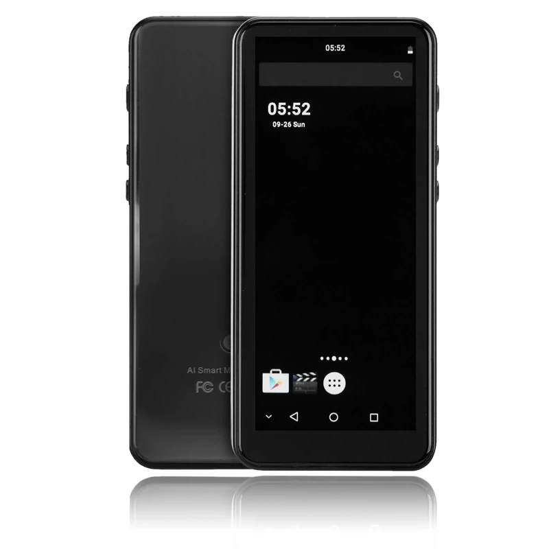 MP3 Player with Bluetooth and WiFi, 4 Touch Screen MP4 MP3 Player, Portable HiFi Sound Digital Audio Player with Speaker, Digital Music Player Gifts, 2GB+16GB (Black)