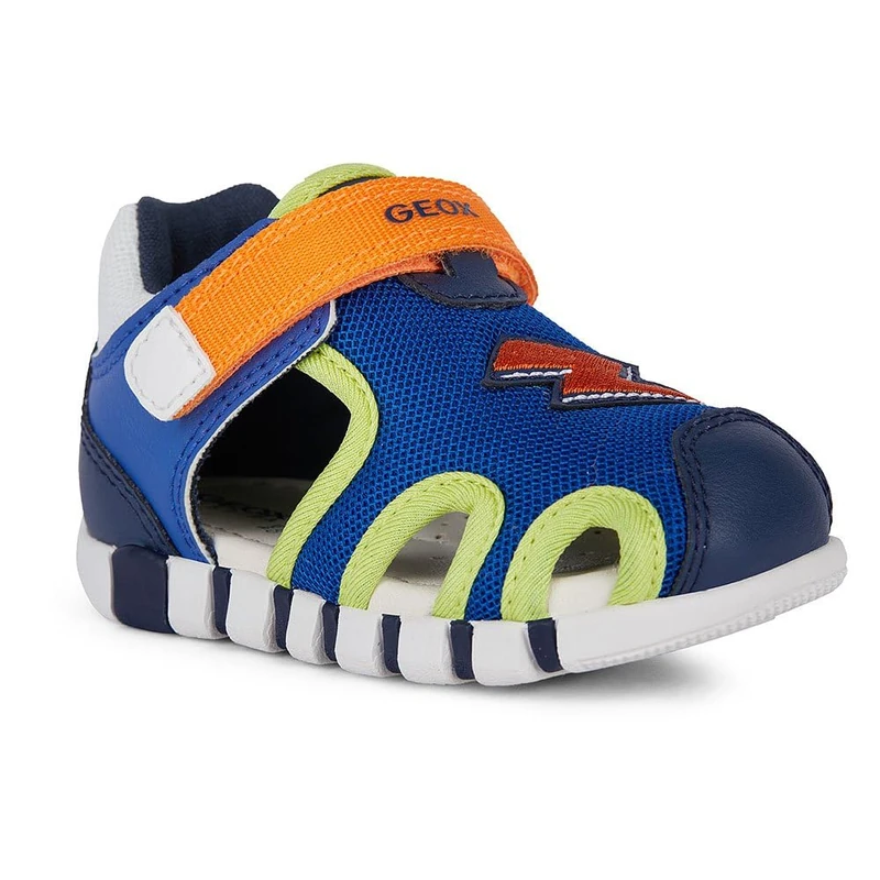 Geox Baby Boys' B Sandal Iupidoo BoySandal, Royal Orange, 4.5 UK