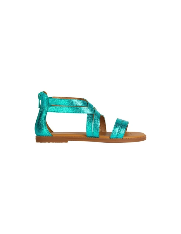 Geox Girls J Karly Girl Sandal, Dk Emerald, 11 UK