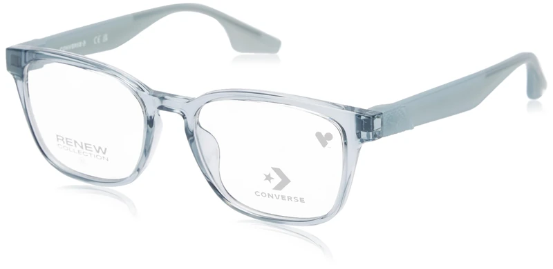 Converse CV5079 423 Crystal Tidepool Grey Eyewear Unisex Iniettato, Square, 52