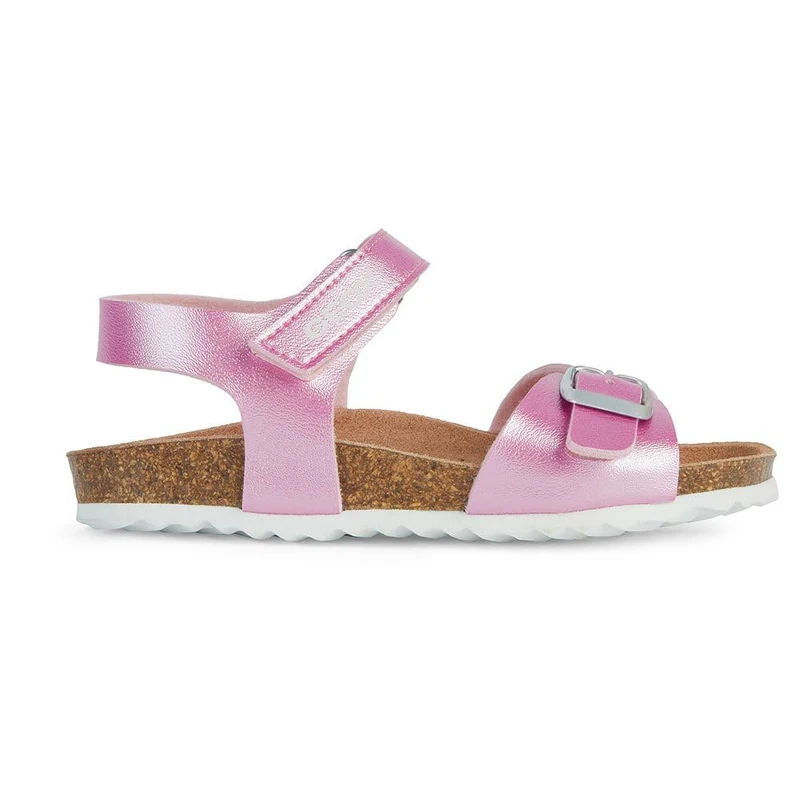 Geox Women's J Adriel Girl C Sandals, Dk Pink, 5 UK