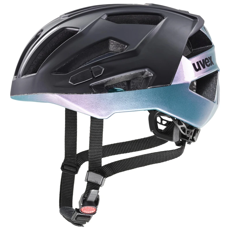 uvex gravel x - secure performance bike helmet for men & women - individual fit - optimized ventilation - black-flip flop matt - 52-57 cm