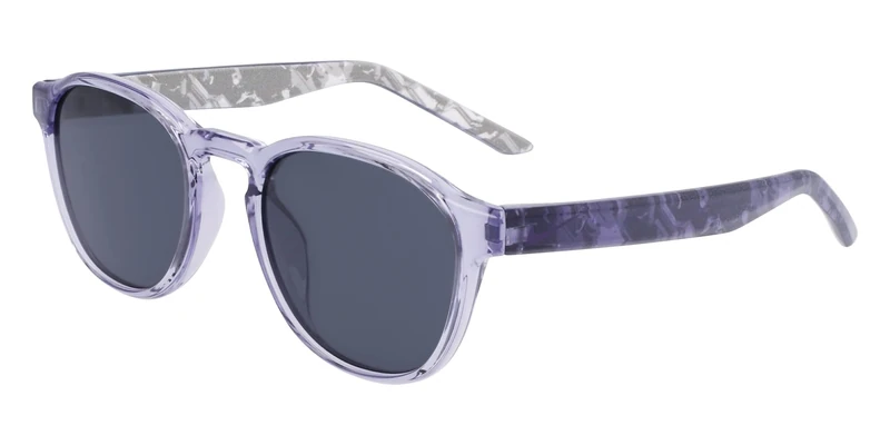Nike SMASH DZ7382 519 Indigo Haze/Dark Grey Sunglasses Kid Iniettato, Round, 47