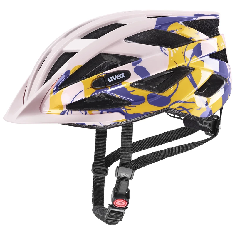 uvex air wing - lightweight all-round helmet for women and men - individually adjustable fit - expandable with LED light - powder-liquids - 52-57 cm