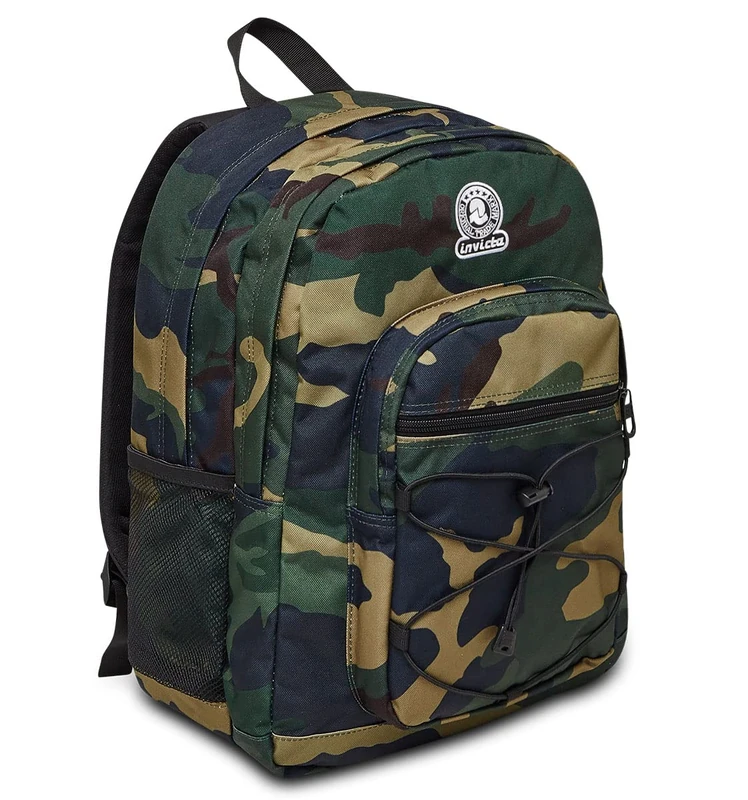 Invicta Dial Backpack for Children and Teenagers, army green, Taglia unica, School