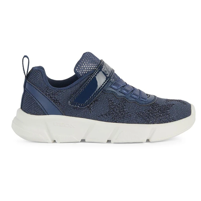 Geox Girls' J Aril Girl D Trainers, Lt Navy, 7 UK