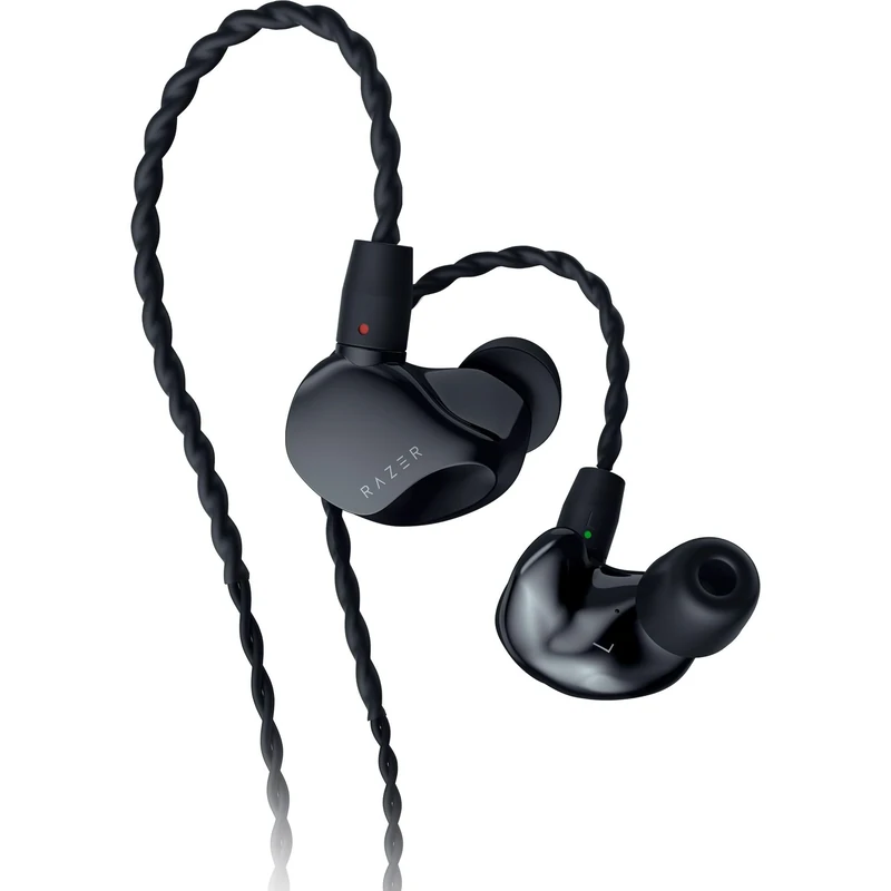 Razer Moray - Ergonomic In-ear Monitor for All-day Streaming (Hybrid Dual-driver Acoustic Design, Ergonomic Low-profile Shape, Superior Passive Noise Isolation) Black - Image 1