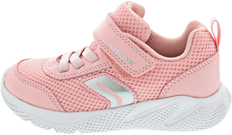 Geox Girls' J Sprintye Girl B Trainers, Salmon, 3 UK - Image 1