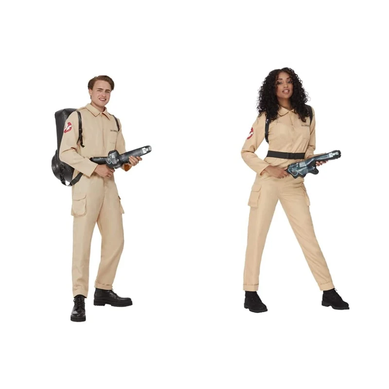 Smiffys Ghostbusters Mens Costume Medium & Ghostbusters Ladies Costume 8-10