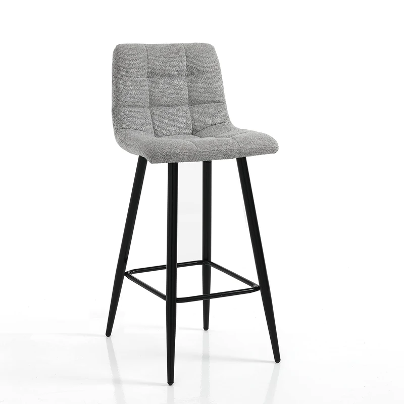 Wink Design Tiffani Light Grey Home Set of 2 Bar Stools