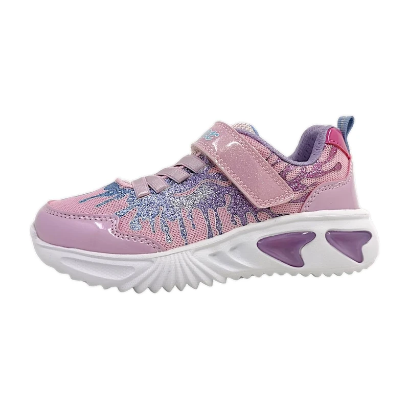 Geox Girls' J Assister Girl C Trainers, Pink Sky, 7 UK