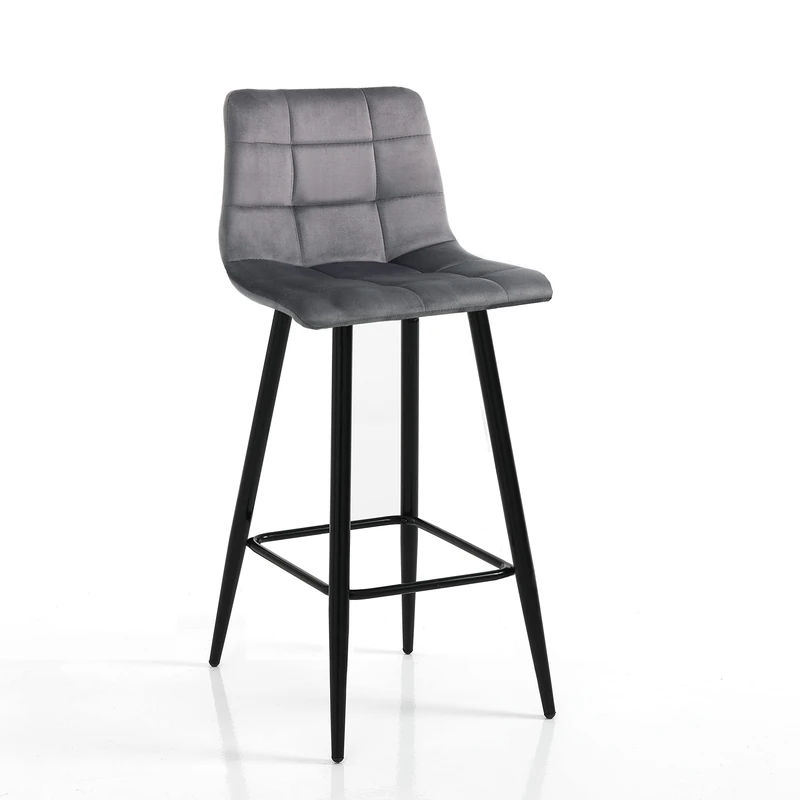 Wink Design Tiffani Grey Home Set of 2 Bar Stools