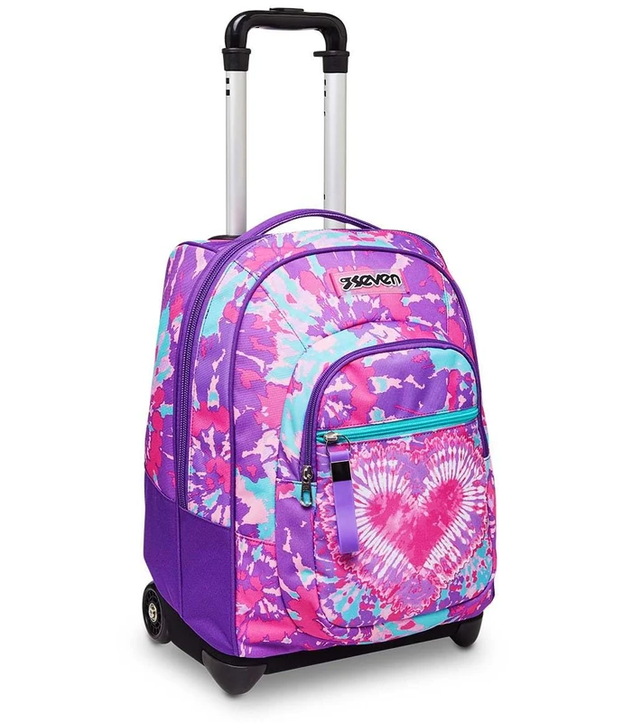 Seven TROLLEY - TRENDY HEART GIRL, Roller Cases,