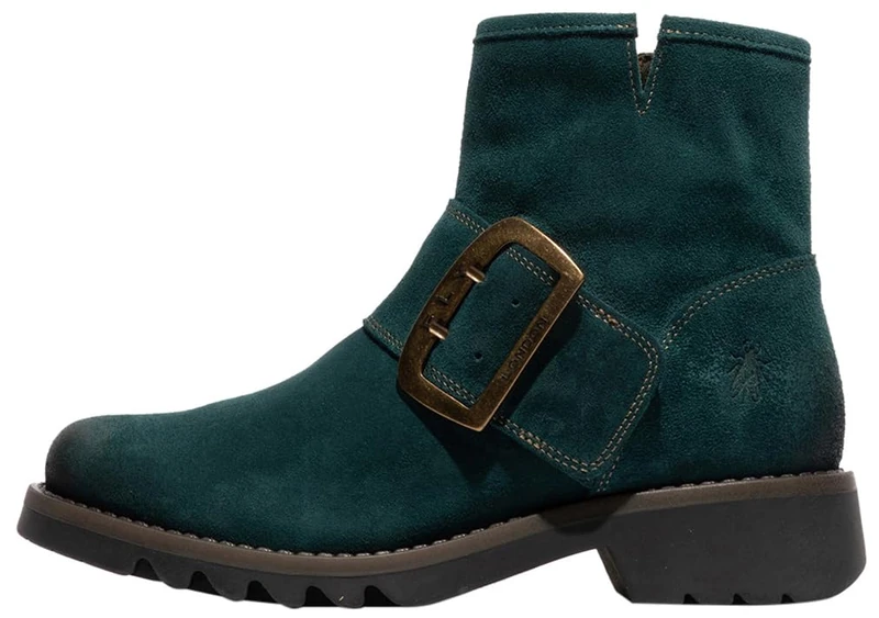Fly London Women's RILY991FLY Ankle Boot, Petrol, 5 UK