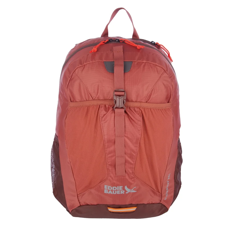 Eddie Bauer Unisex's Stowaway Packable Backpack-Made from Ripstop Polyester Hiking-daypacks, Maroon, 30L US