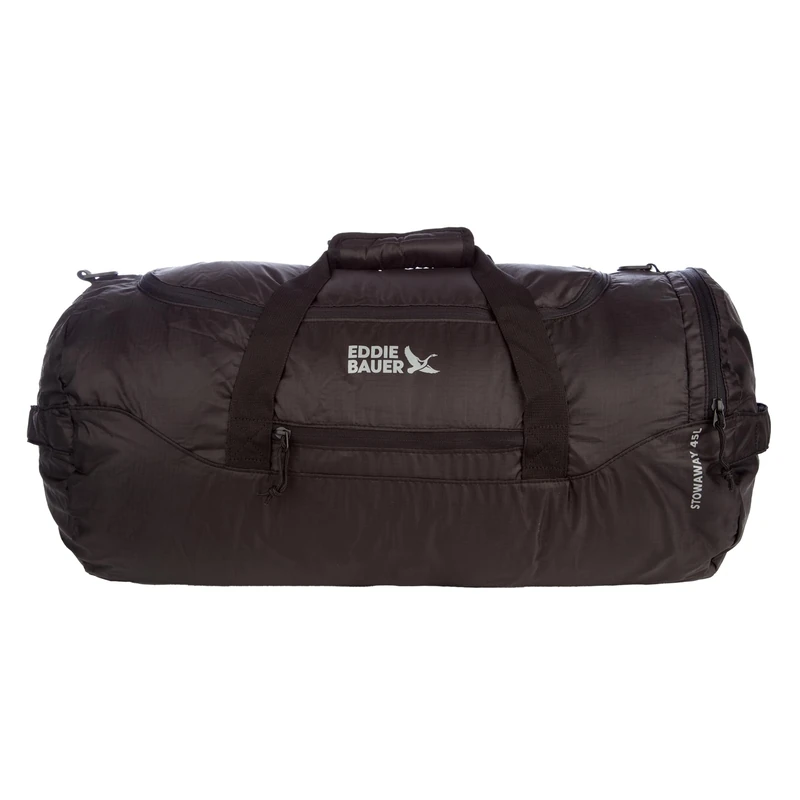 Eddie Bauer Stowaway Packable 45l Duffel Bag-Made from Ripstop Polyester, Onyx, 45L US, Stowaway Packable 45l Duffel Bag - Made from Ripstop Polyester - Image 1