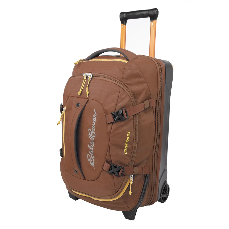 Eddie Bauer Expedition Duffel Bag 2.0-Made from Rugged Polycarbonate and Nylon, Rust, 22L US, Expedition Duffel Bag 2.0 - Made from Rugged Polycarbonate and Nylon