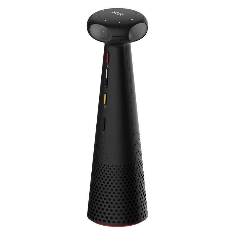 Ipevo TOTEM 360 Immersive Conference Camera + Speakerphone, for Conferencing, Video Calls, Online Meetings, Hybrid Work, Meeting Rooms, and Lectures