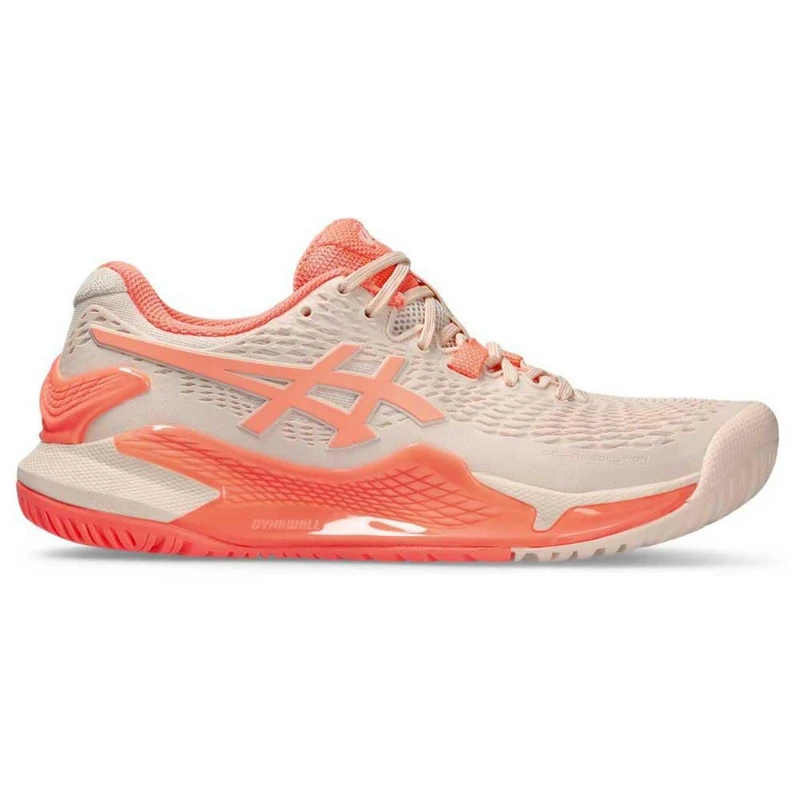 ASICS 1042A208-700 Gel-Resolution 9 Women Pearl Pink/Sun Coral UK 6.5