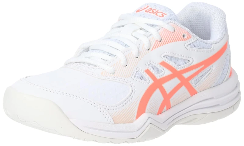 ASICS 1042A209-102 Court Slide 3 Women White/Sun Coral UK 3