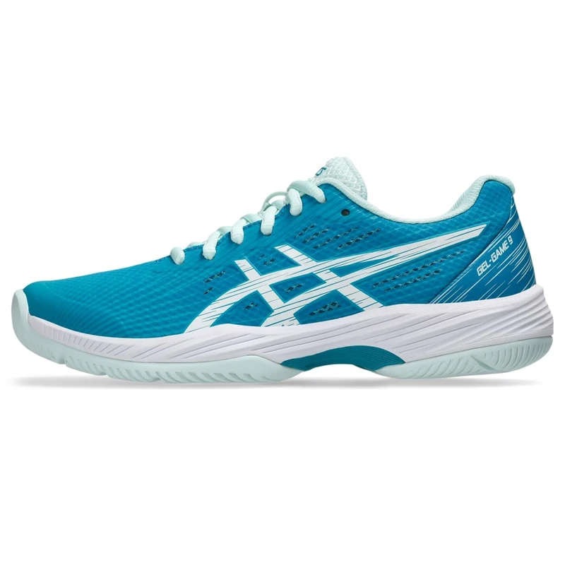 ASICS 1042A217-300 Gel-Game 9 Clay/OC Women Pale Mint/Blue Expanse UK 4