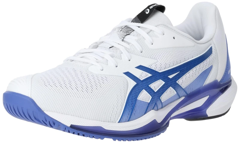 ASICS 1041A438-100 Solution Speed FF 3 Men White/Tuna Blue UK 8.5