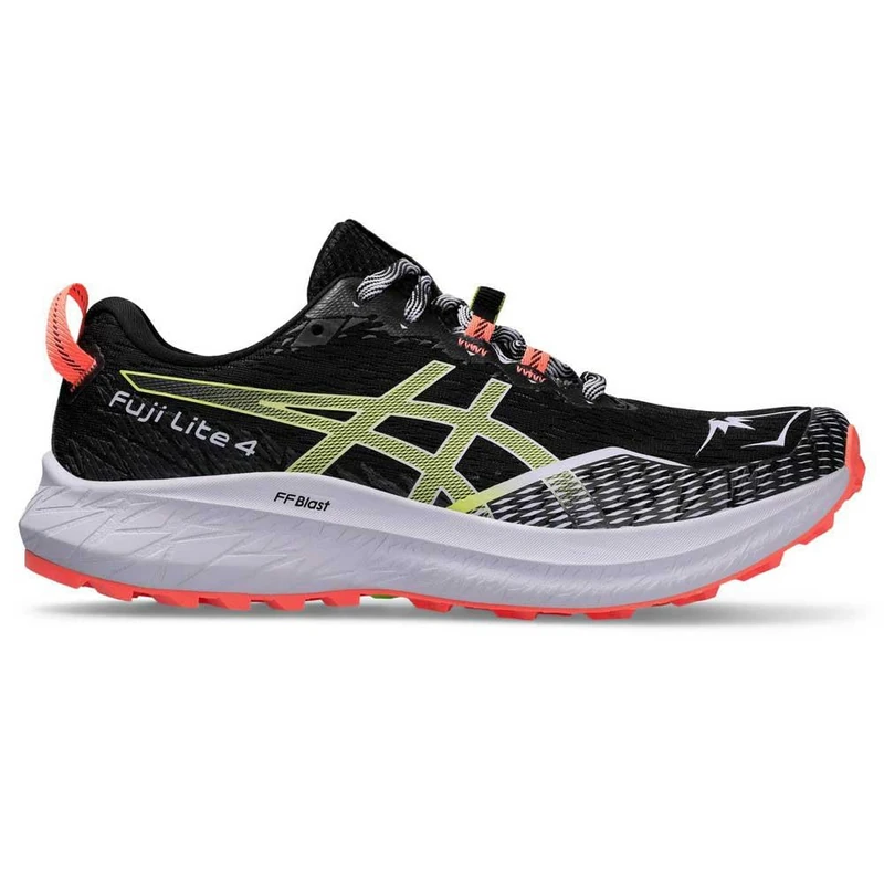 ASICS 1012B514-002 Fuji Lite 4 Women Black/Cacti UK 4