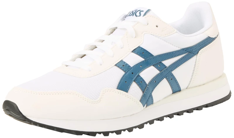 ASICS 1201A792-103 Tiger Runner II Men White/Vintage Indigo UK 7 - Image 1