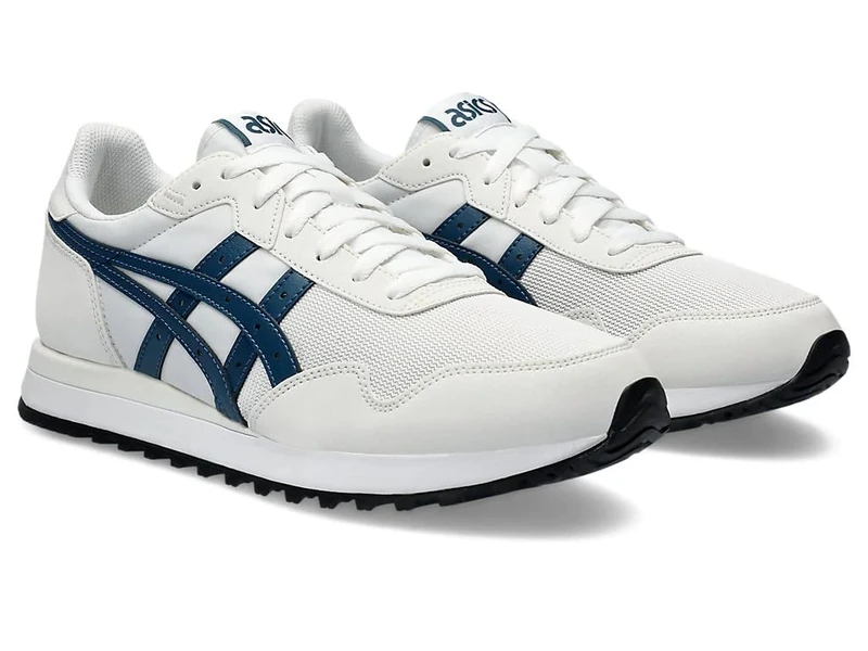 ASICS 1201A792-103 Tiger Runner II Men White/Vintage Indigo UK 3.5