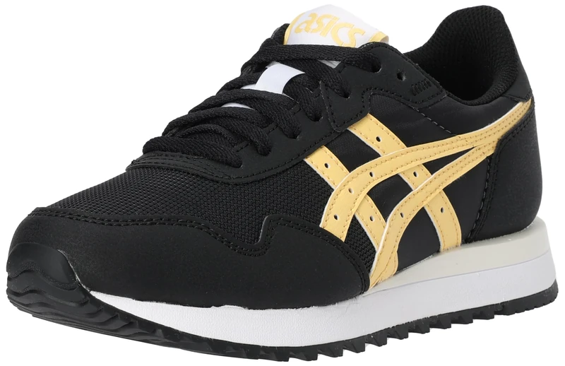 ASICS 1201A792-004 Tiger Runner II Men Black/Faded Yellow UK 4