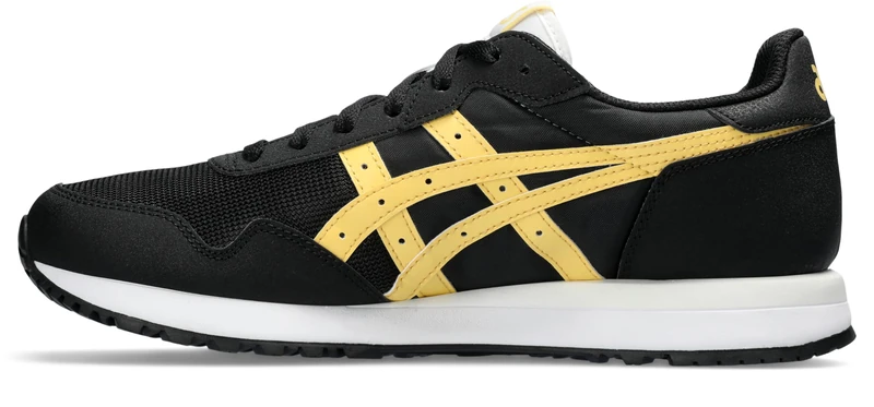 ASICS 1201A792-004 Tiger Runner II Men Black/Faded Yellow UK 8.5 - Image 1