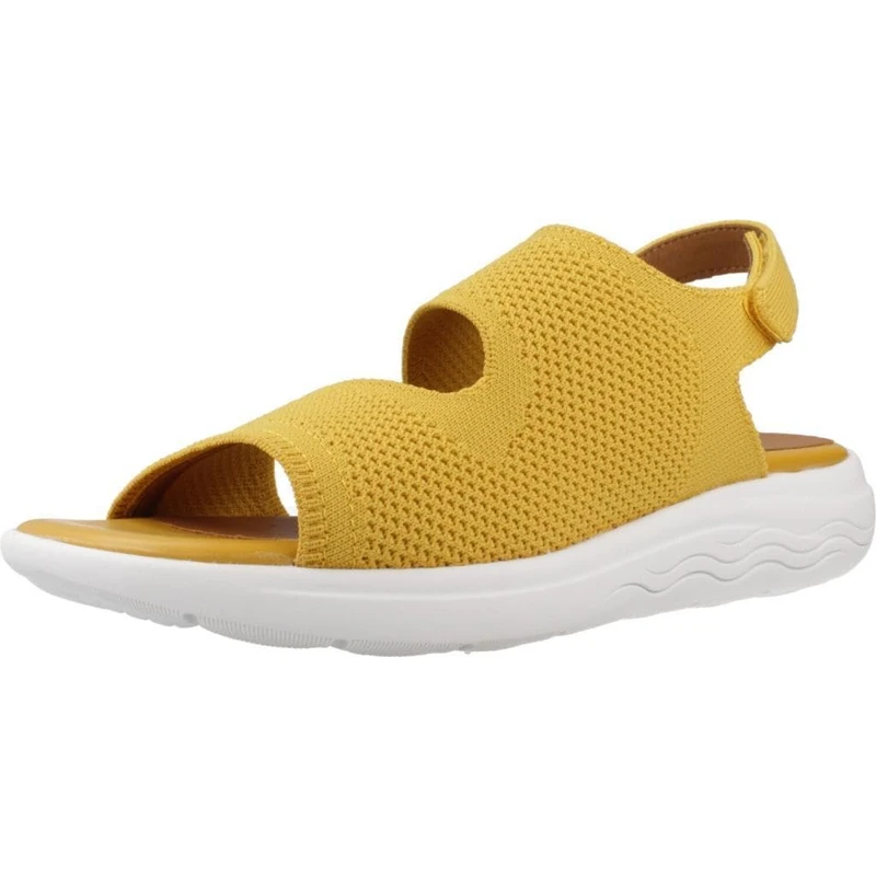 Geox Women's D Spherica Ec5 ASport Sandals, yellow, 5 UK