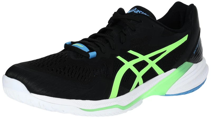 ASICS Men's Sky Elite FF 2 Sneaker, Black/Lime Burst, 11.5 UK