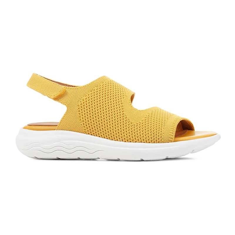 Geox Women's D Spherica Ec5 A Sport Sandals, yellow, 6.5 UK