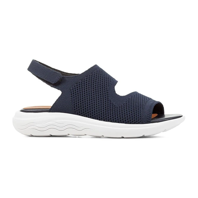 Geox Women's D Spherica Ec5 ASport Sandals, navy, 5 UK