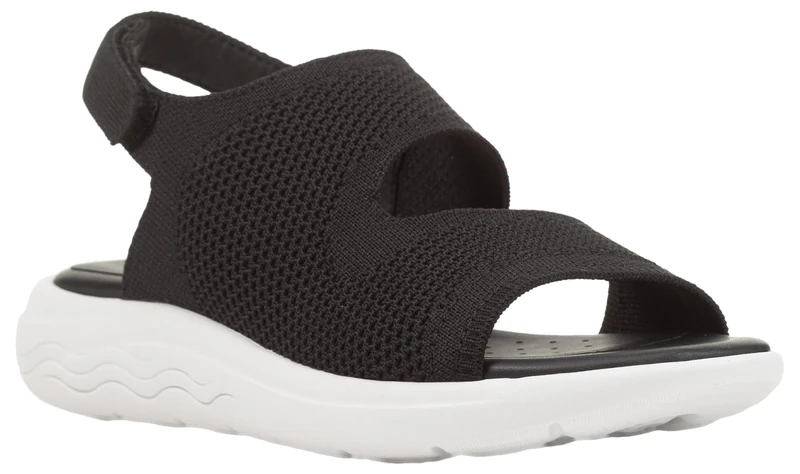 Geox Girls D Spherica Ec5 ASport Sandals, black, 4 UK