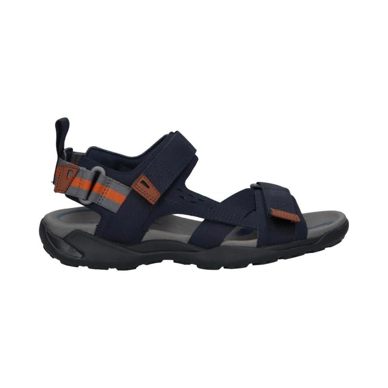 Geox Men's U Terreno + Grip B Sports Sandal, Navy, 6.5 UK