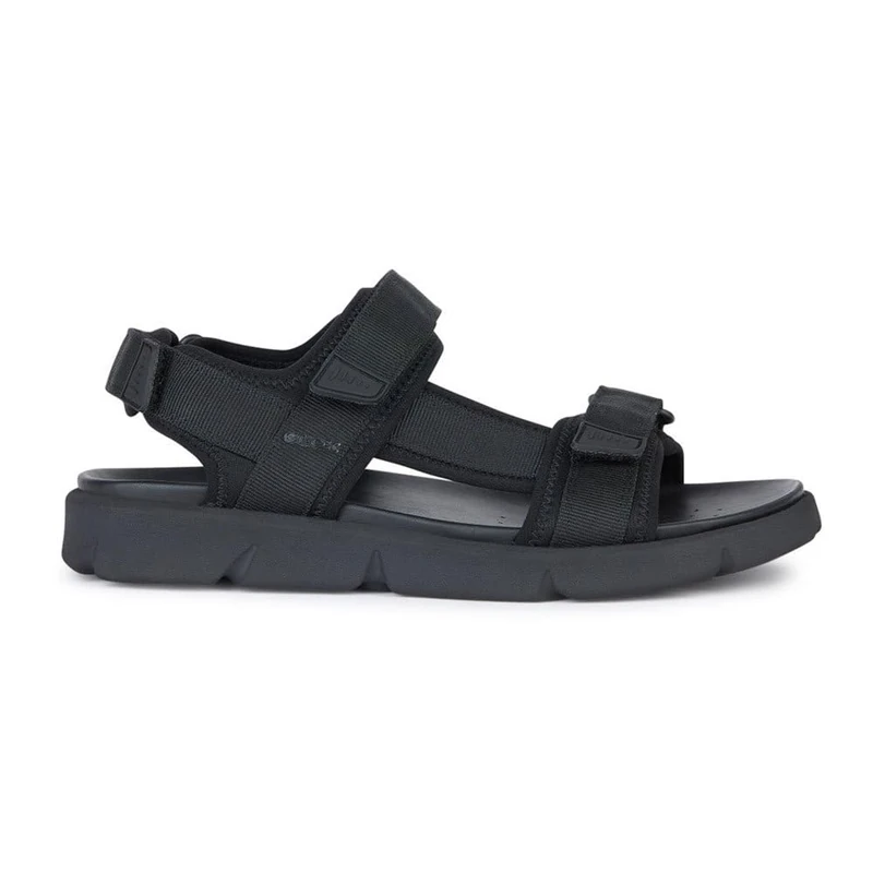 Geox Men's U Xand 2s A Slide Sandal, black, 8 UK
