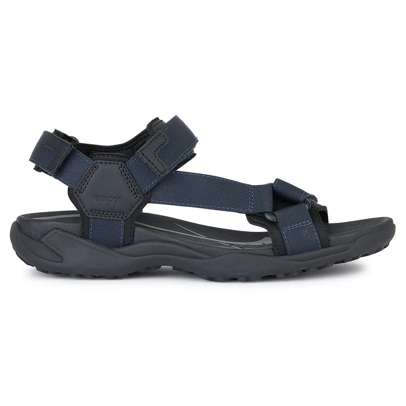 Geox Men's U Terreno + Grip A Sports Sandal, Navy, 6.5 UK