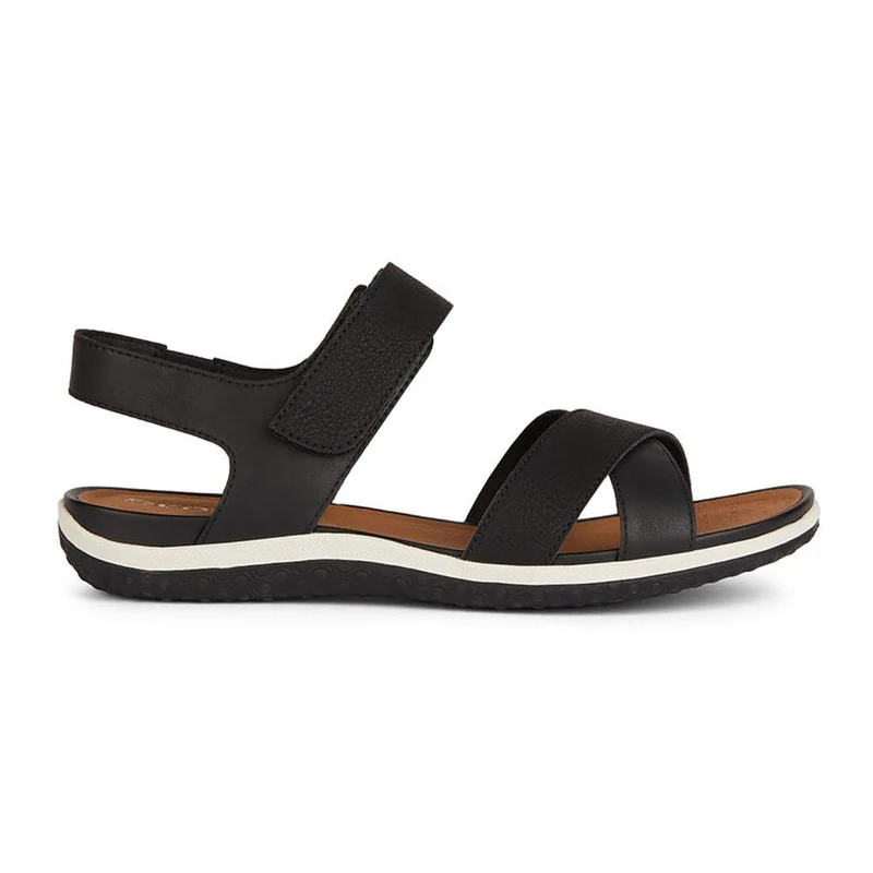 Geox Girls' D Vega B Sport Sandals, black, 6.5 UK - Image 1