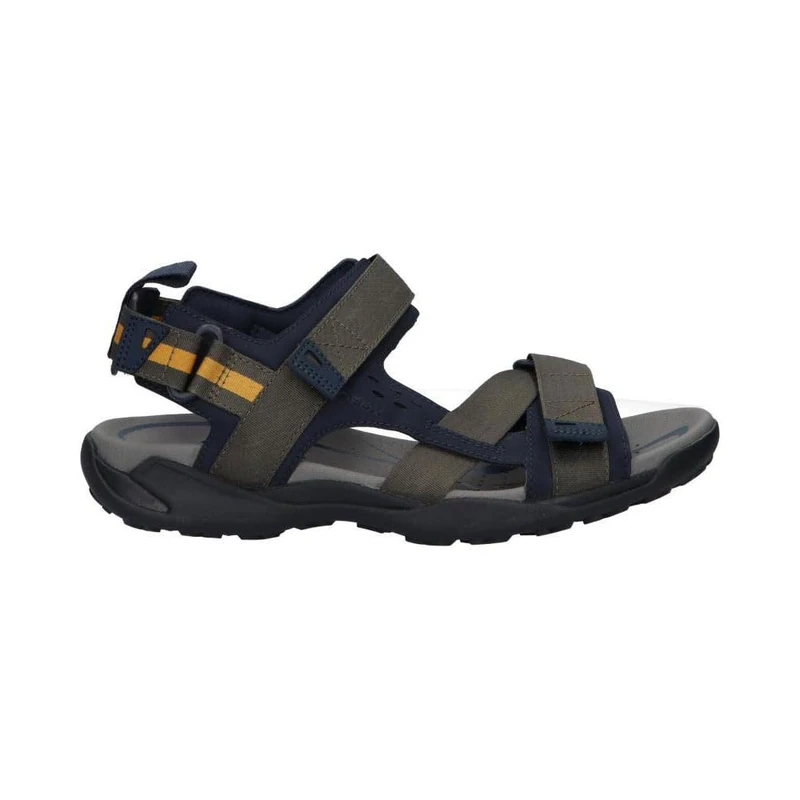 Geox Men's U Terreno + Grip BSport Sandals, Military Navy, 7 UK