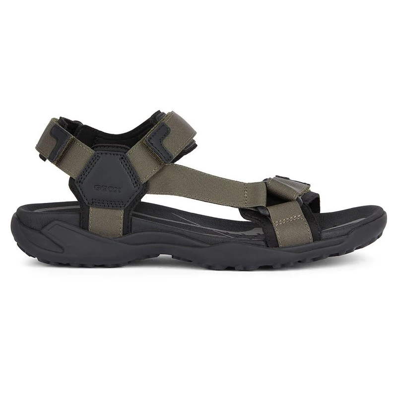 Geox Boys' U Terreno + Grip A Sport Sandal, Sage, 6 UK