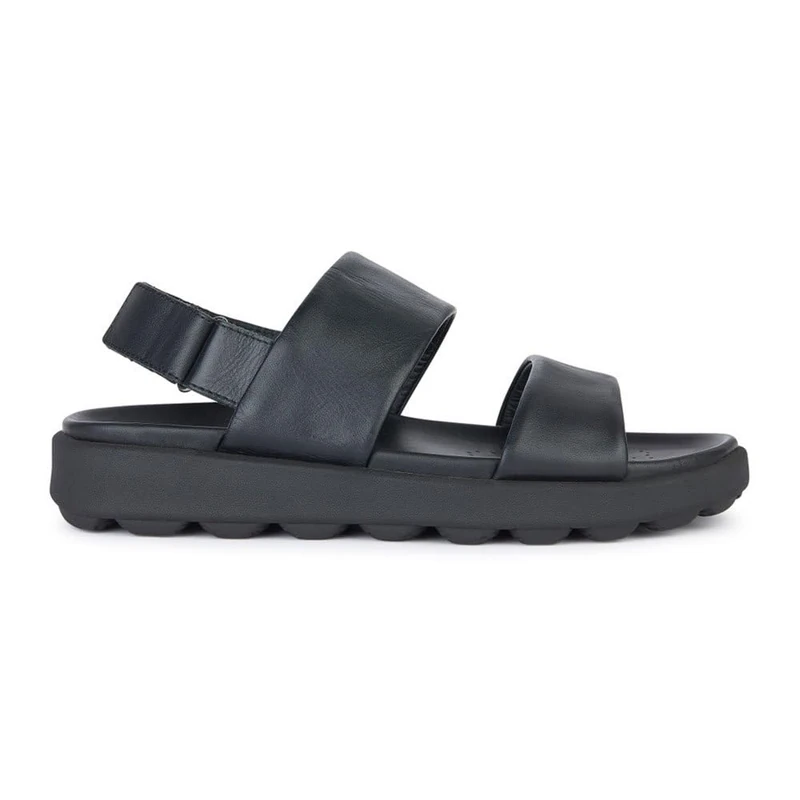 Geox Men's U Spherica Ec6 C Slide Sandal, black, 3 UK