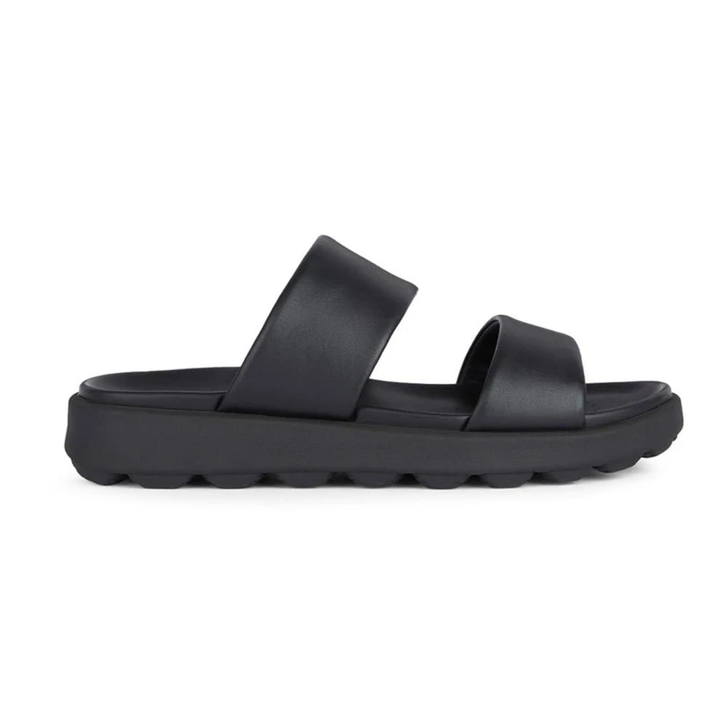 Geox Men's U Spherica Ec6 A Slide Sandal, black, 9 UK