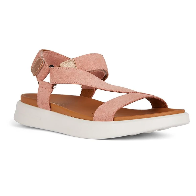 Geox Women's D Xand 2s B Sport Sandals, Dk Skin Rose Gold, 2.5 UK