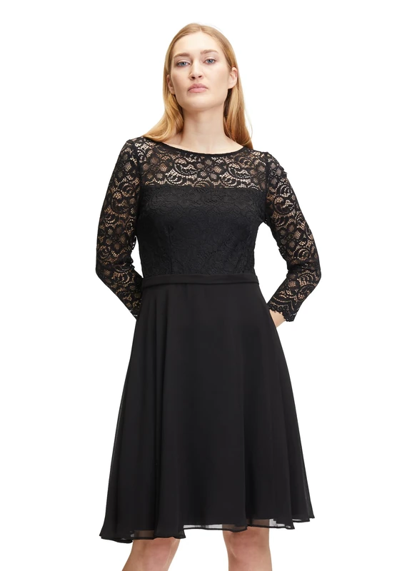 Vera Mont Women's Dress, Black, 12
